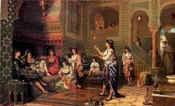 unknow artist Arab or Arabic people and life. Orientalism oil paintings 151